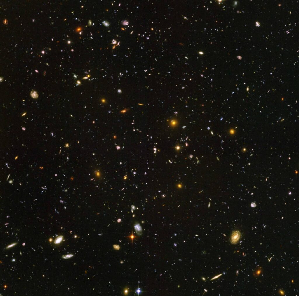 Understanding the Universe. Hubble Ultra Deep Field