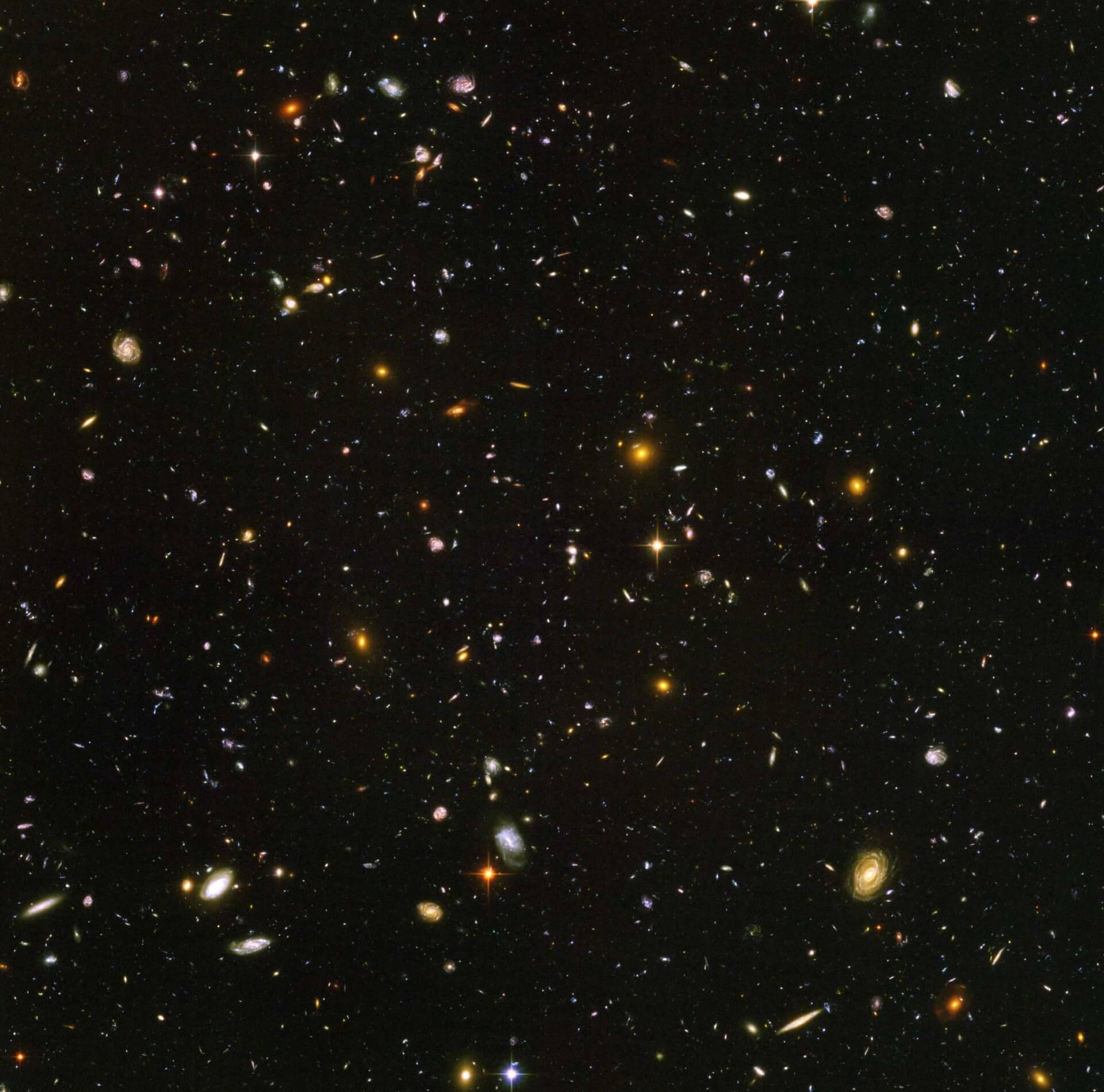 Understanding the Universe. Hubble Ultra Deep Field